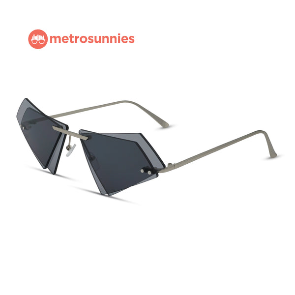 MetroSunnies Yves Sunnies (Onyx) / Sunglasses with UV400 Protection / Fashion Eyewear Unisex