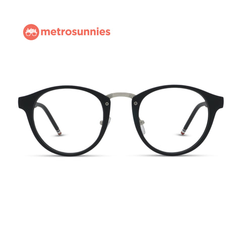 MetroSunnies Zia Specs (Black) / Replaceable Lens / Eyeglasses for Men and Women