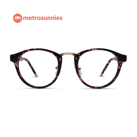 MetroSunnies Zia Specs (Rose) / Replaceable Lens / Eyeglasses for Men and Women