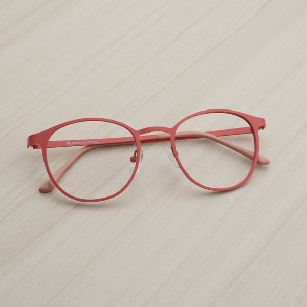 MetroSunnies Willow Specs (Sakura) / Replaceable Lens / Eyeglasses for Men and Women