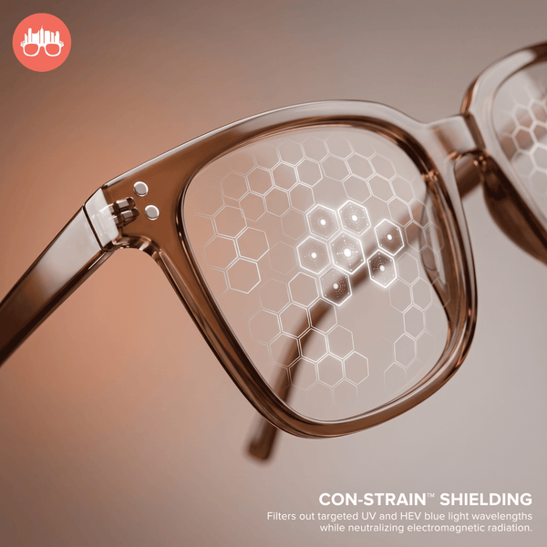 MetroSunnies Blake Specs Con-Strain Anti Radiation Replaceable Lens Eyeglasses Women Men Blue Light Eyewear