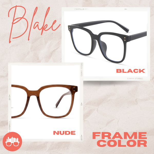 MetroSunnies Blake Specs Con-Strain Anti Radiation Replaceable Lens Eyeglasses Women Men Blue Light Eyewear