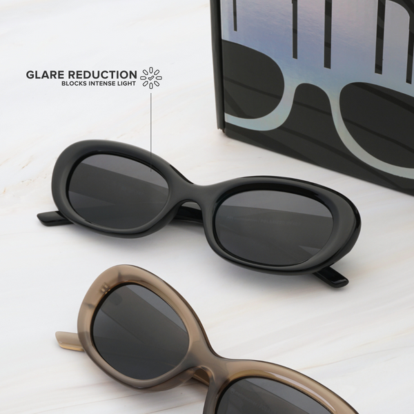 MetroSunnies Chloe Sunnies (Nude) / Polarized Sunglasses UV400 / Fashion Eyewear for Men and Women
