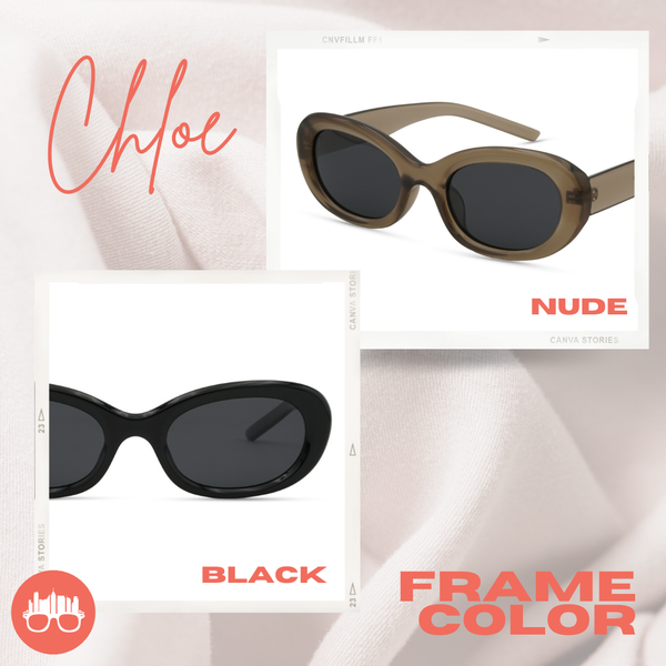 MetroSunnies Chloe Sunnies (Nude) / Polarized Sunglasses UV400 / Fashion Eyewear for Men and Women