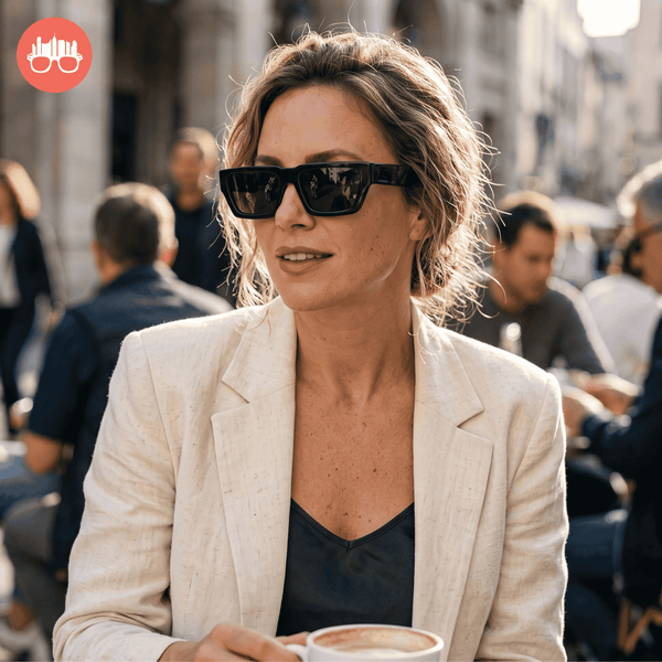 MetroSunnies Dijon Sunnies (Black) / Polarized Waterproof Sunglasses UV400 / Fashion Eyewear for Men and Women