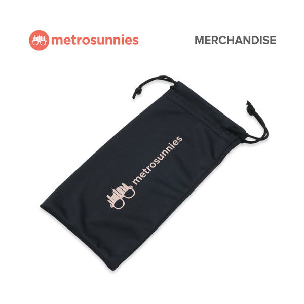 MetroSunnies Drawstring Pouch for Eyewear Specs Portable Multipurpose Soft Bag Holder Case Sunglass