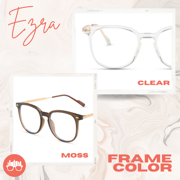 MetroSunnies Ezra Specs (Clear) / Con-Strain Blue Light / Anti-Radiation Computer Eyeglasses