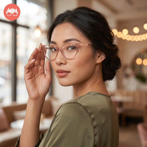 MetroSunnies Gabrielle Specs / Anti Radiation Glasses for Women and Men / Eyeglasses Replaceable Lens / Blue Light Eyewear / Versairy TR90 Lightweight / Optical Frame
