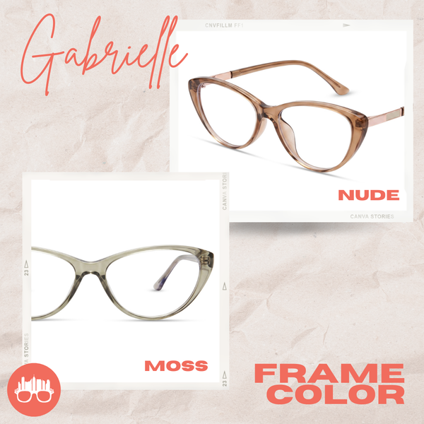 MetroSunnies Gabrielle Specs / Anti Radiation Glasses for Women and Men / Eyeglasses Replaceable Lens / Blue Light Eyewear / Versairy TR90 Lightweight / Optical Frame