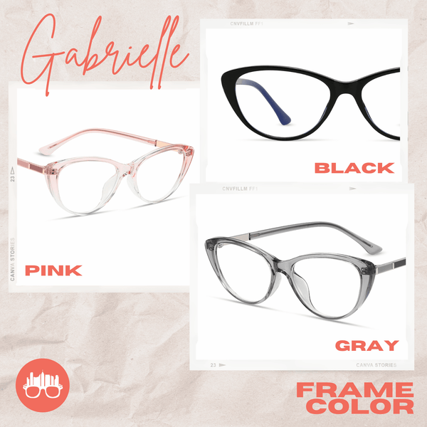 MetroSunnies Gabrielle Specs / Anti Radiation Glasses for Women and Men / Eyeglasses Replaceable Lens / Blue Light Eyewear / Versairy TR90 Lightweight / Optical Frame
