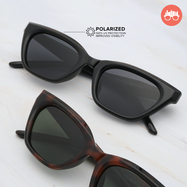 MetroSunnies Girona Sunnies (Leopard) / Polarized Sunglasses UV400 / Fashion Eyewear for Men and Women