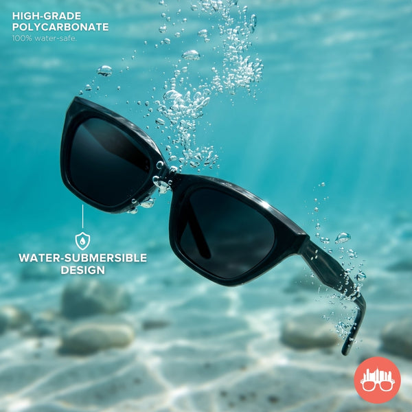 MetroSunnies Girona Sunnies (Leopard) / Polarized Waterproof Sunglasses UV400 / Fashion Eyewear for Men and Women