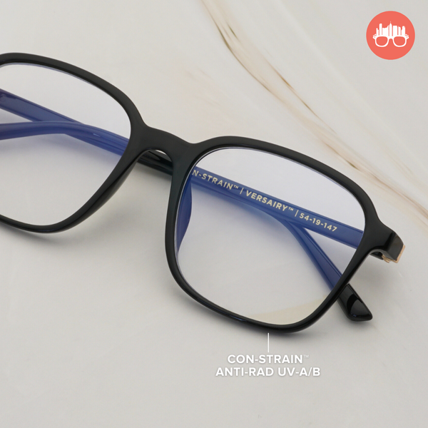 MetroSunnies Jazz Specs (Black) / Con-Strain Blue Light / Versairy / Anti-Radiation Eyeglasses