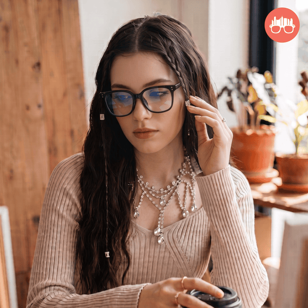 MetroSunnies Jhoanna Specs Con-Strain Anti Radiation Eyeglasses Women Men Blue Light Eyewear