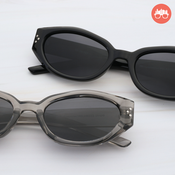 MetroSunnies Kendra Sunnies (Black) / Polarized Sunglasses UV400 / Fashion Eyewear for Men and Women
