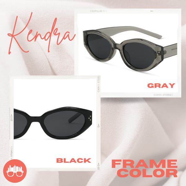 MetroSunnies Kendra Sunnies (Black) / Polarized Sunglasses UV400 / Fashion Eyewear for Men and Women