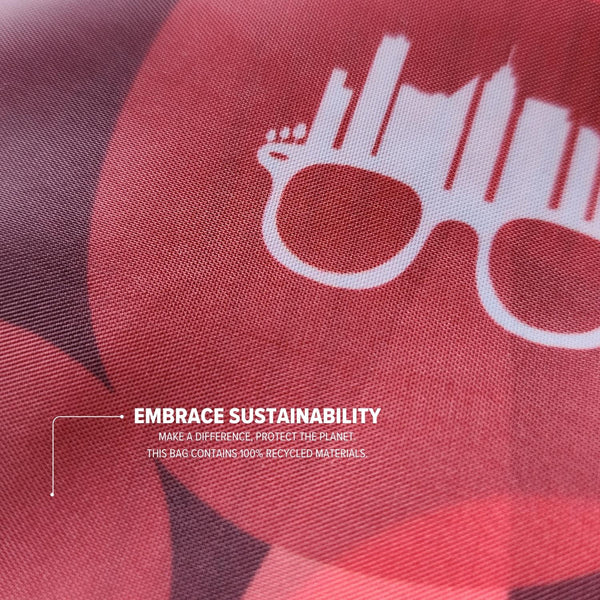 MetroSunnies Ecobag Foldable Reusable Multipurpose Heavy Duty Eco-Friendly Shopping Grocery Bag