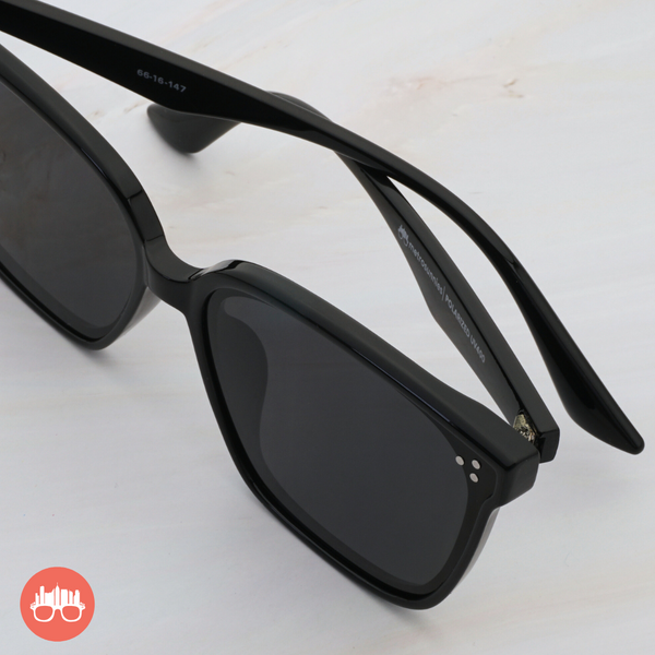 MetroSunnies Miranda Sunnies (Black) / Polarized Sunglasses UV400 / Oversized / Fashion Eyewear for Men and Women