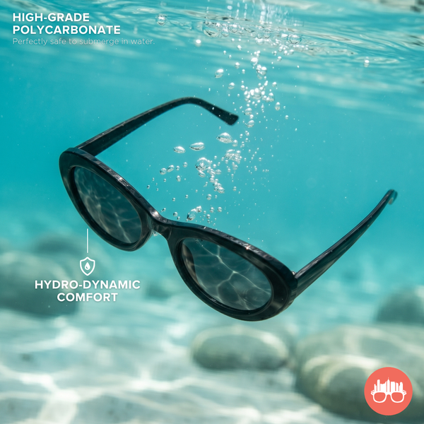 MetroSunnies Nara Sunnies (Black) / Polarized Sunglasses UV400 / Fashion Eyewear for Men and Women