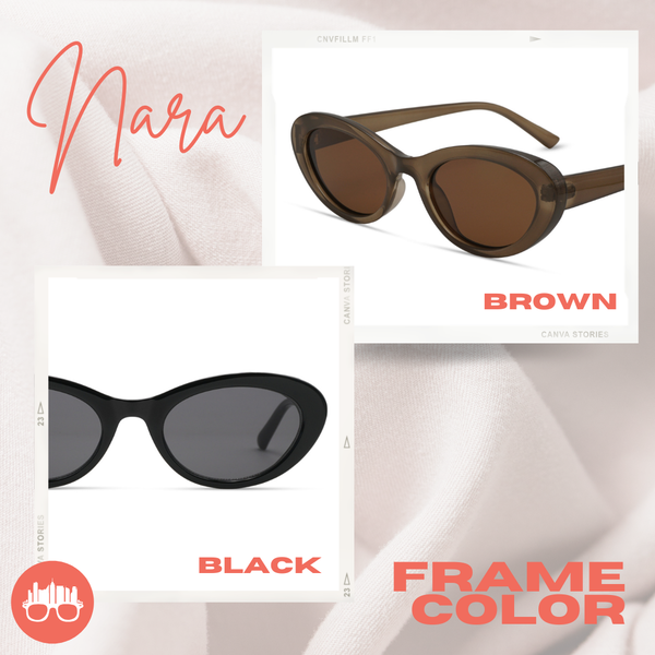 MetroSunnies Nara Sunnies (Black) / Polarized Sunglasses UV400 / Fashion Eyewear for Men and Women