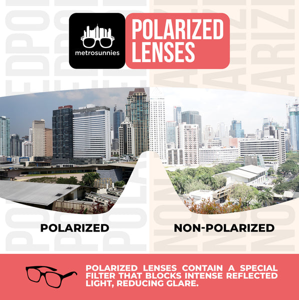 MetroSunnies Odessa Sunnies (Black) / Polarized Sunglasses UV400 / Fashion Eyewear for Men and Women