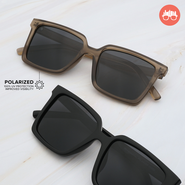 MetroSunnies Oryn Sunnies (Nude) / Polarized Sunglasses UV400 / Fashion Eyewear for Men and Women