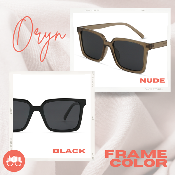 MetroSunnies Oryn Sunnies (Nude) / Polarized Sunglasses UV400 / Fashion Eyewear for Men and Women