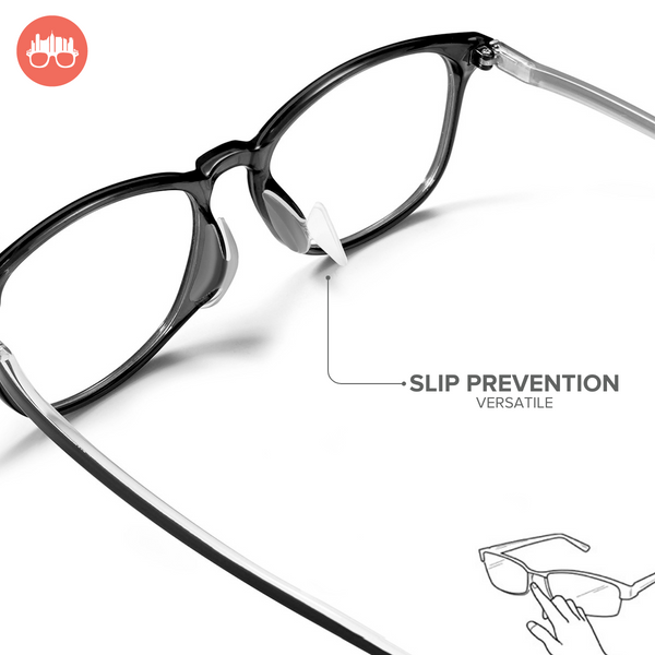 MetroSunnies Stick-On Anti-Slip Nosepad for Eyeglasses Sunglasses Silicone Eyewear Frame Nose Pads
