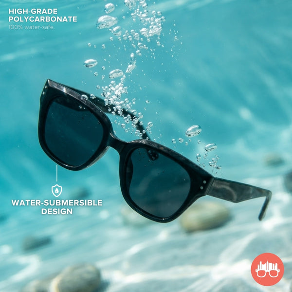 MetroSunnies Riley Sunnies (Brown) / Polarized Sunglasses UV400 / Fashion Eyewear for Men and Women