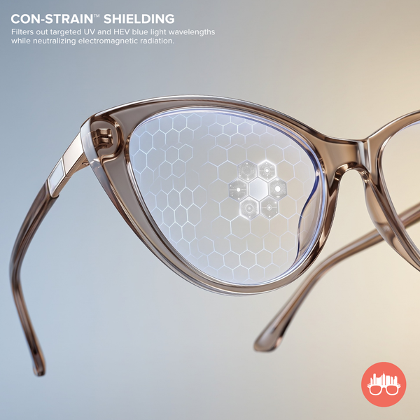 MetroSunnies Gabrielle Specs / Anti Radiation Glasses for Women and Men / Eyeglasses Replaceable Lens / Blue Light Eyewear / Versairy TR90 Lightweight / Optical Frame