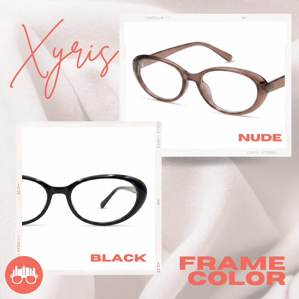 MetroSunnies Xyris Specs Con-Strain Anti Radiation Replaceable Lens Eyeglasses Women Men Blue Light Eyewear
