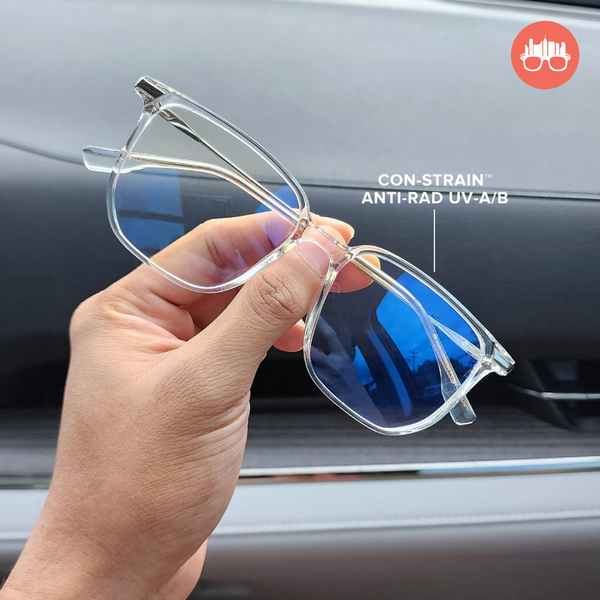 MetroSunnies Yuna Specs (Nude) Con-Strain Anti Radiation Eyeglasses Women Men Blue Light Eyewear