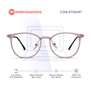 MetroSunnies Ace Specs (Blossom) / Con-Strain Blue Light / Versairy / Anti-Radiation Eyeglasses