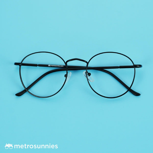 MetroSunnies Adrian Specs (Black) / Replaceable Lens / Eyeglasses for Men and Women