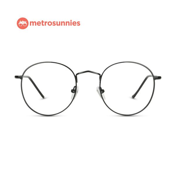 MetroSunnies Adrian Specs (Black) / Replaceable Lens / Eyeglasses for Men and Women