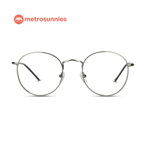 MetroSunnies Adrian Specs (Gray) / Replaceable Lens / Eyeglasses for Men and Women