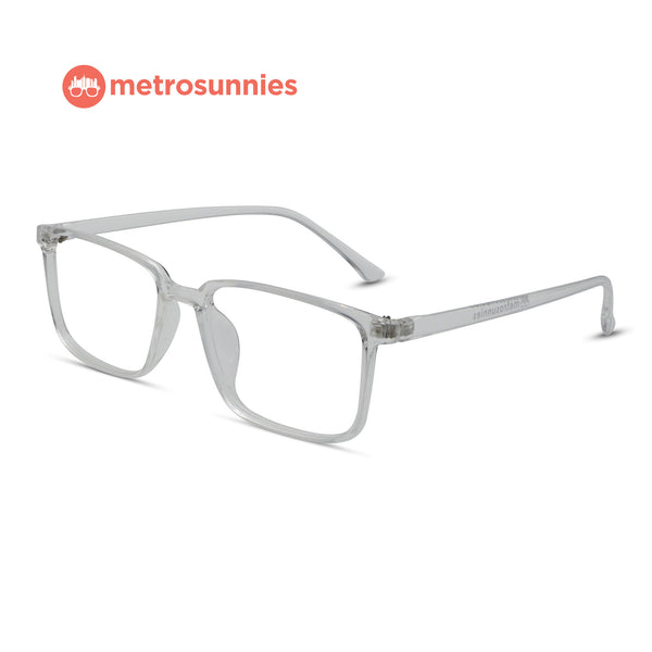 MetroSunnies Alba Specs (Clear) / Replaceable Lens / Eyeglasses for Men and Women