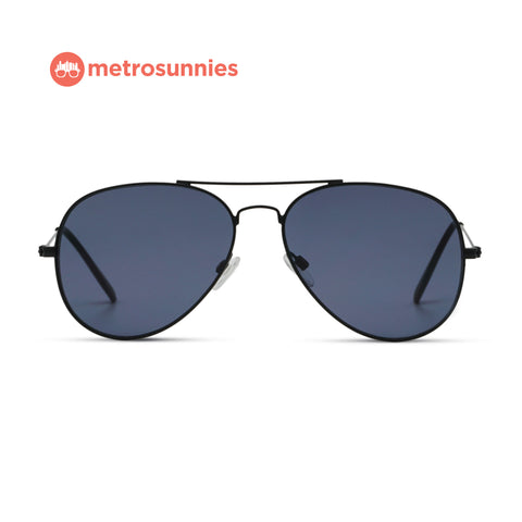 MetroSunnies Alvin Sunnies (Black) / Sunglasses with UV400 Protection / Fashion Eyewear Unisex