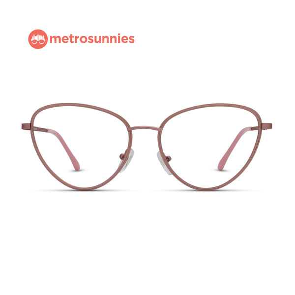 MetroSunnies Astra Specs (Pink) / Replaceable Lens / Eyeglasses for Men and Women