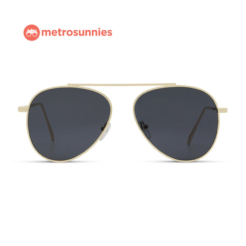 MetroSunnies Austin Sunnies (Black) / Sunglasses with UV400 Protection / Fashion Eyewear Unisex
