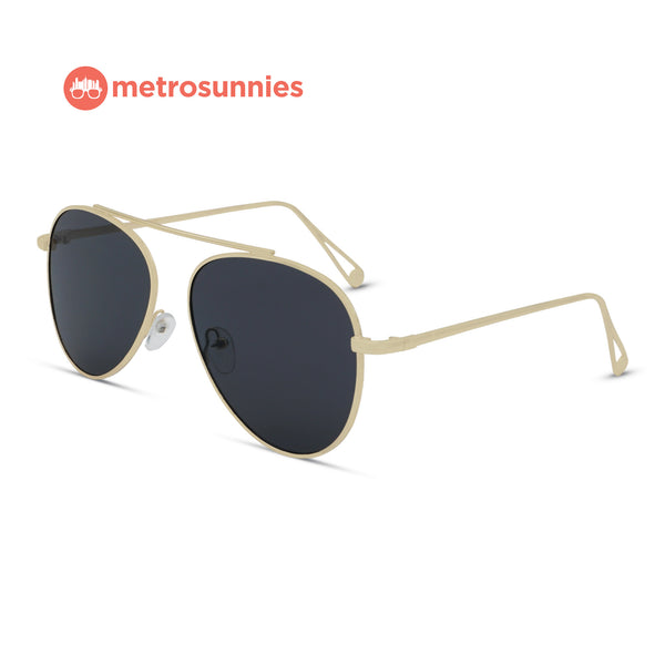 MetroSunnies Austin Sunnies (Black) / Sunglasses with UV400 Protection / Fashion Eyewear Unisex