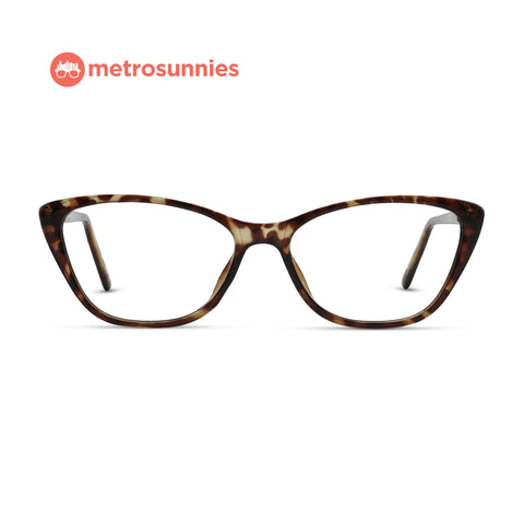 MetroSunnies Avery Specs (Leopard) / Replaceable Lens / Eyeglasses for Men and Women