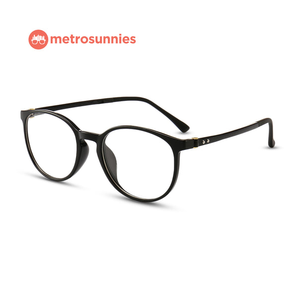 MetroSunnies Baron Specs (Black) / Con-Strain Blue Light / Versairy / Anti-Radiation Eyeglasses