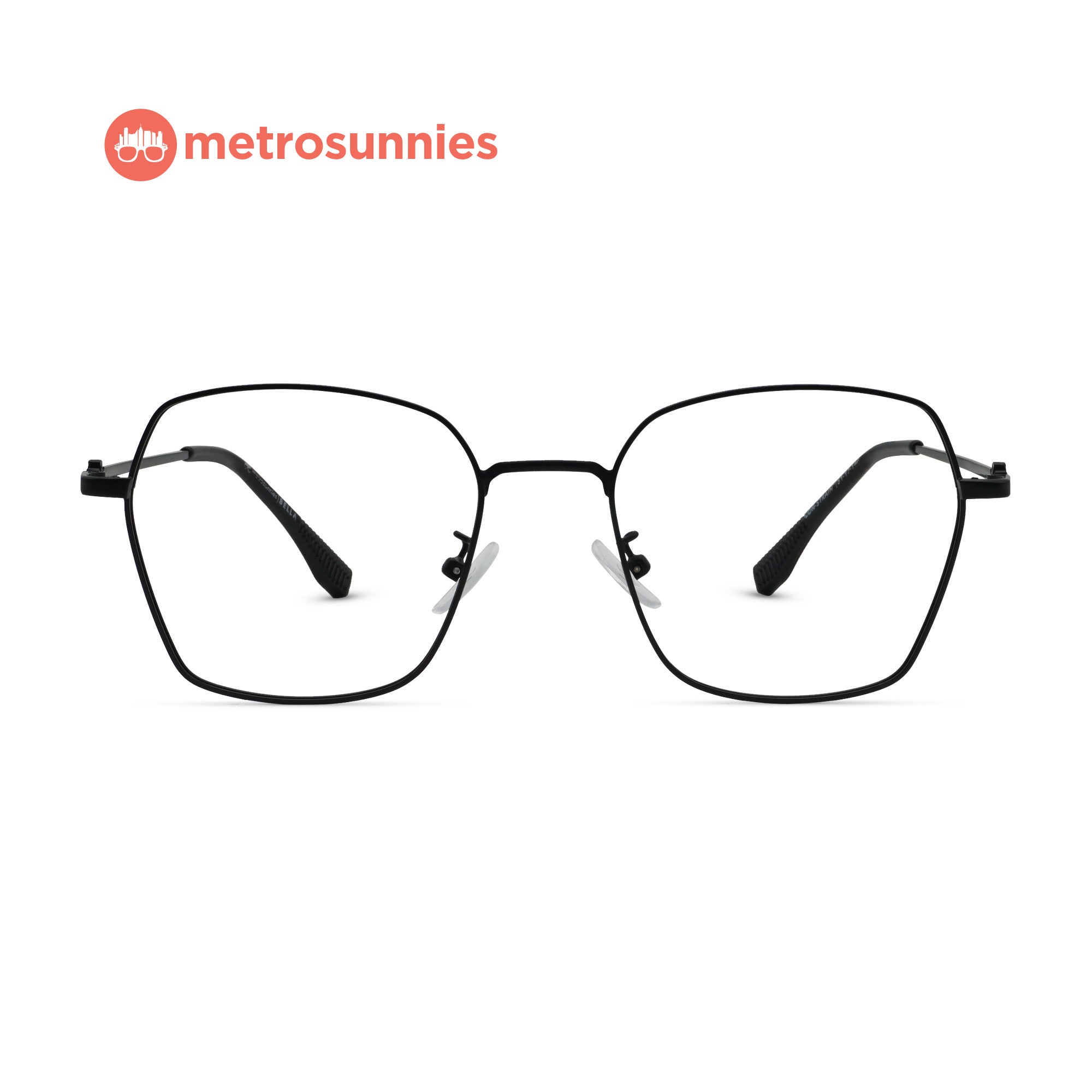 MetroSunnies Bella Specs (Black) / Con-Strain Blue Light / Anti-Radiation Computer Eyeglasses