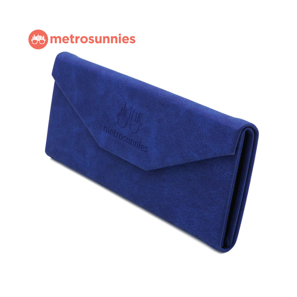 MetroSunnies Caddy Foldable Case Holder (Blue) / Eyewear Case Holder for Sunnies and Specs