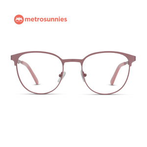 MetroSunnies Camilla Specs (Pink) / Replaceable Lens / Eyeglasses for Men and Women