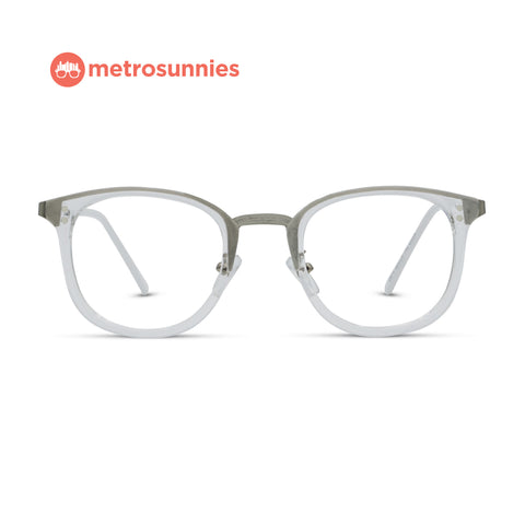 MetroSunnies Cara Specs (Clear) / Replaceable Lens / Eyeglasses for Men and Women