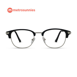 MetroSunnies Cassie Specs (Black) / Replaceable Lens / Eyeglasses for Men and Women