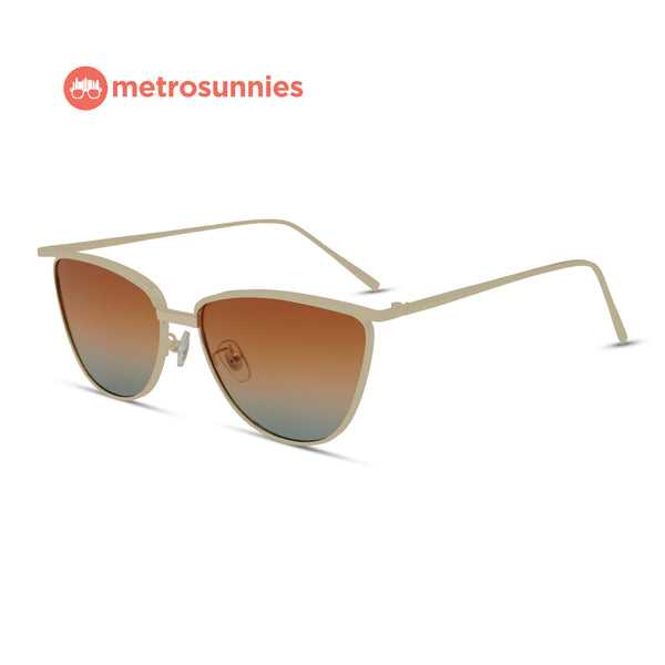 MetroSunnies Charlote Sunnies (Coral) / Sunglasses with UV400 Protection / Fashion Eyewear Unisex