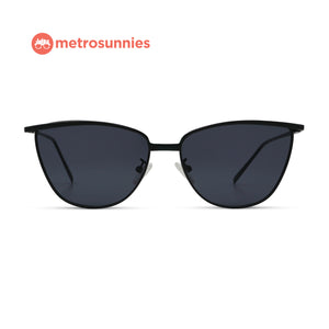 MetroSunnies Charlote Sunnies (Onyx) / Sunglasses with UV400 Protection / Fashion Eyewear Unisex